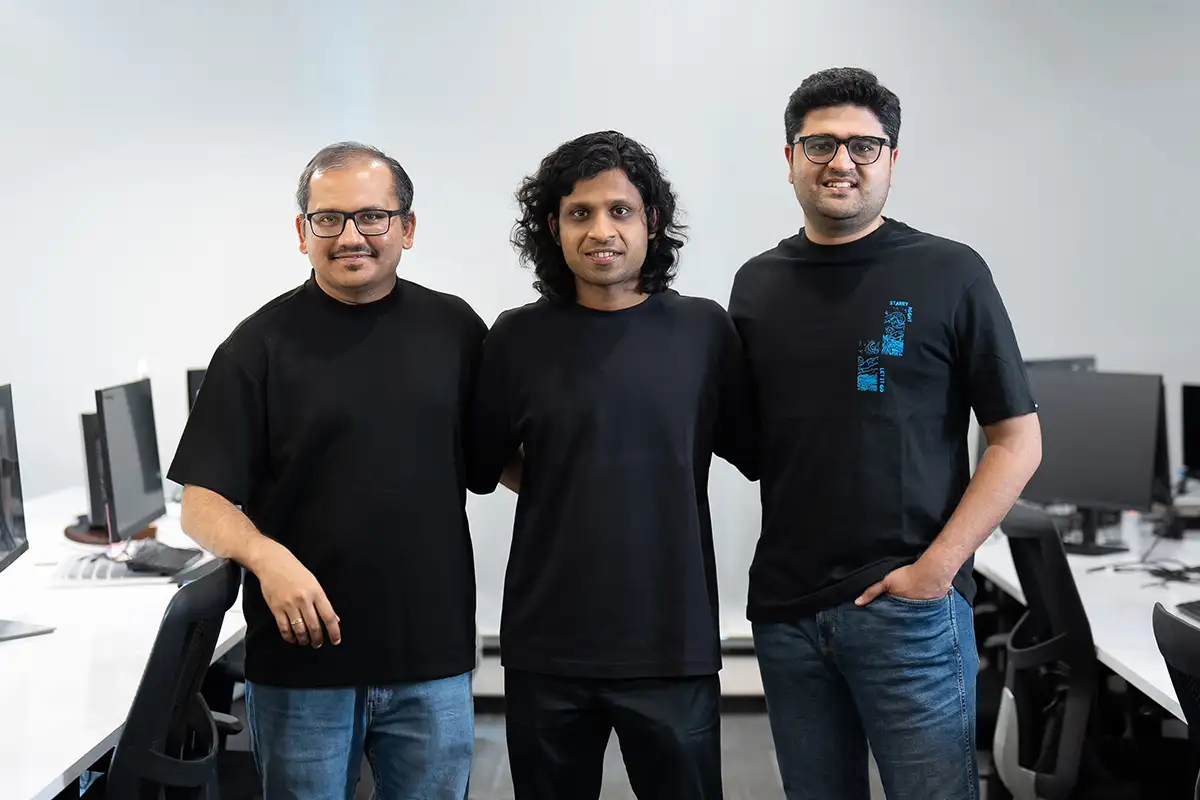 L-R Amit Gaiki &ndash; Co-Founder and CTO_ Shourya Agarwal &ndash; Co-Founder and CEO_ Malhar Patil &ndash; Co-Founder and COO